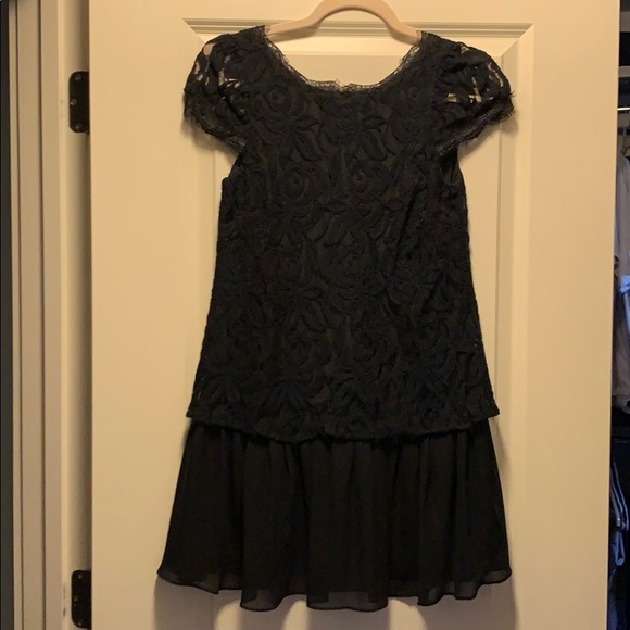 BCBGeneration Dresses & Skirts - BGBGeneration black lace dress/tunic - adorable!